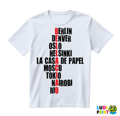 Bella Ciao - Names - La Casa de Papel - Money Heist - Majica