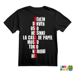 Bella Ciao - Names - La Casa de Papel - Money Heist - Majica