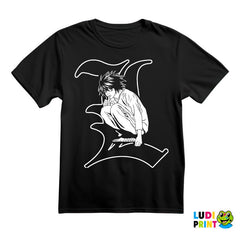 L Infront of His logo - Death Note - Majica