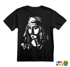 Jack Sparrow Portrait - Pirates of the Caribbean - Majica