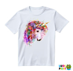 Flower In The Hair - Unicorn - Jednorog - Majica