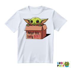 Adopt This Jedi - Baby Yoda - Mandalorian - Star Wars - Majica