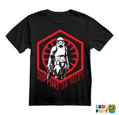 Support Out Troops - Stormtrooper - Star Wars - Majica