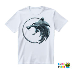 The White Wolf Iron Logo - The Witcher - Majica