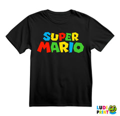 Super Mario - Logo - Game - Majica
