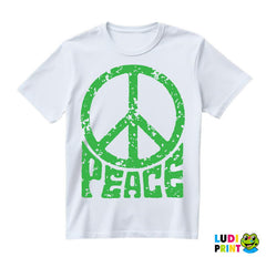 Peace - Green Logo - Muzika - Majica