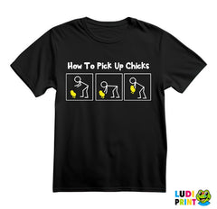 How To Pick Up Chicks - Symbols - Humor - Majica