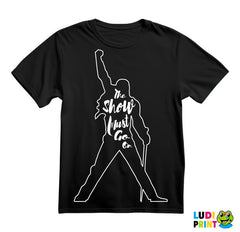 To Show Must Go On - Silhouette - Freddie Mercury - Queen - Majica