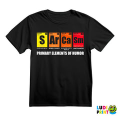 Primary Elements Of Humor - S Ar Ca Sm - Symbols - Humor - Majica