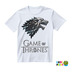 Gray Dire Wolf Sigil - House Stark - Game Of Thrones - GOT - Majica