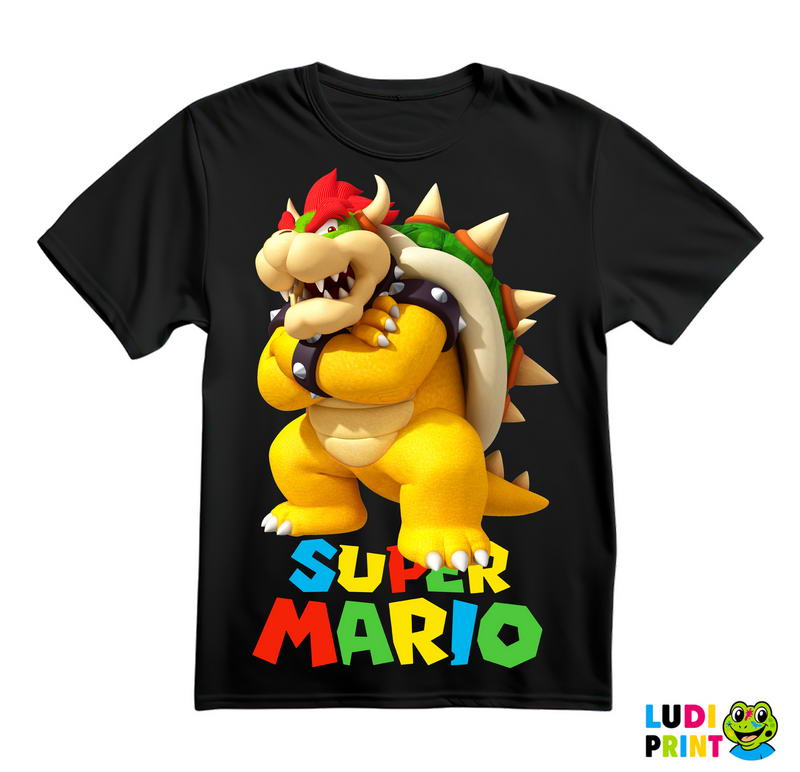 Bauzer se smeje - Super Mario - Majica