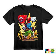 Mario gazi Kornjaču - Super Mario - Majica