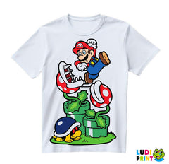 Izbegavanje zamki - Biljka Mesožderka - Super Mario - Majica