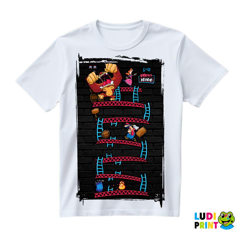 Donki Kong Igra Igricu - Super Mario - Majica