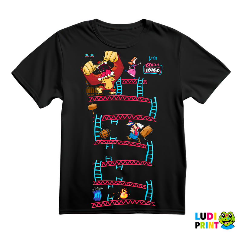 Donki Kong Igra Igricu - Super Mario - Majica