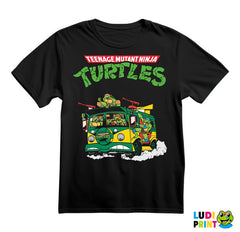 Logo And Turtle Van - Nindža Kornjače - Majica