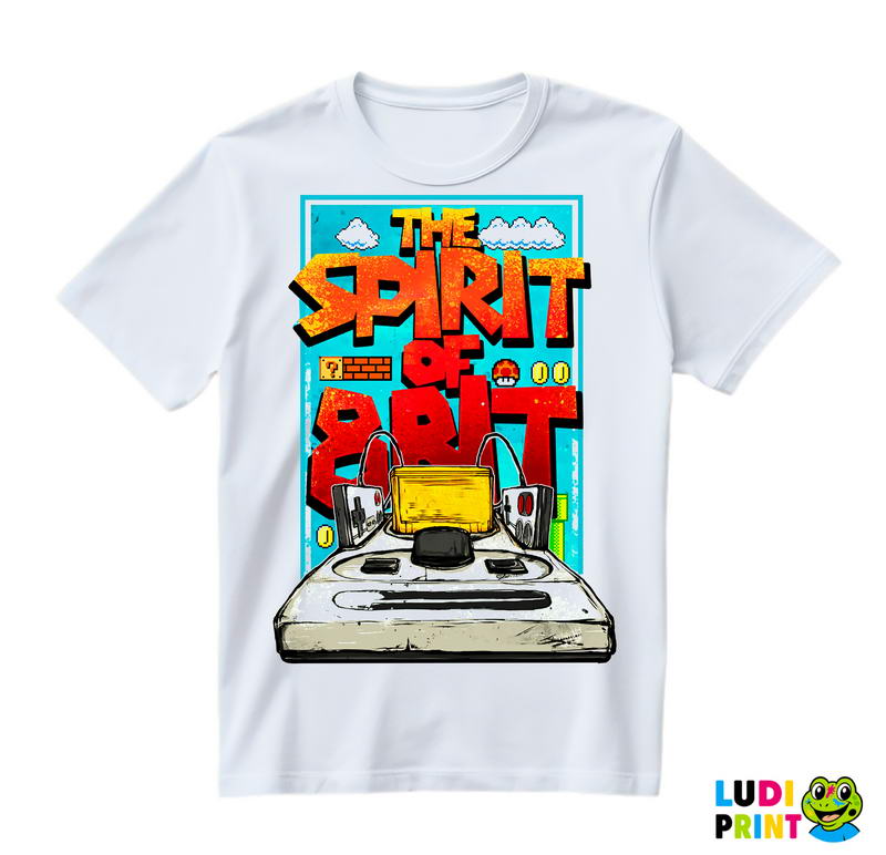 The Spirit Of 8bit - Colors - Nintendo - Game - Majica