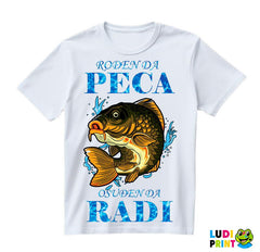 Rodjen Da Peca Osudjen Da Radi - Šaran - Pecanje - Fishing - Majica