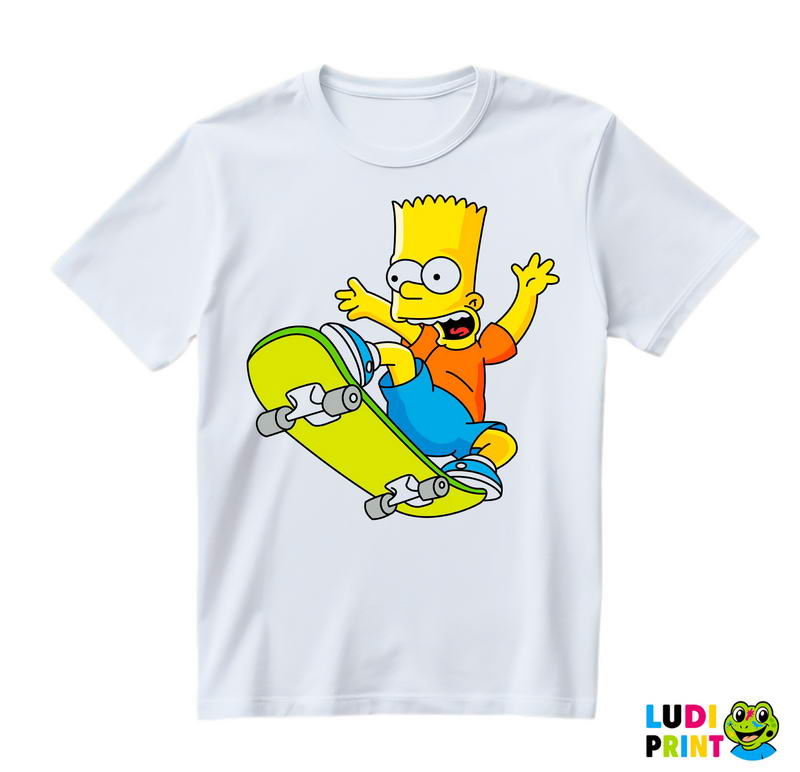 Bart Na Skejtu - The Simpsons - Simpsonovi - Majica