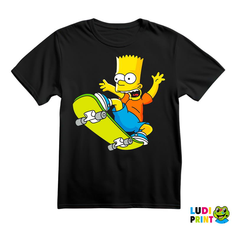 Bart Na Skejtu - The Simpsons - Simpsonovi - Majica