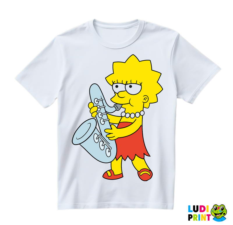 Lisa Svira Saksofon - The Simpsons - Simpsonovi - Majica