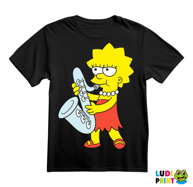 Lisa Svira Saksofon - The Simpsons - Simpsonovi - Majica