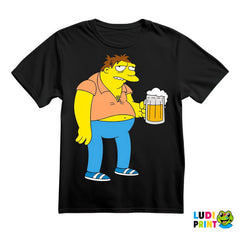 Barney With Beer - Barni sa Pivom - The Simpsons - Simpsonovi - Majica