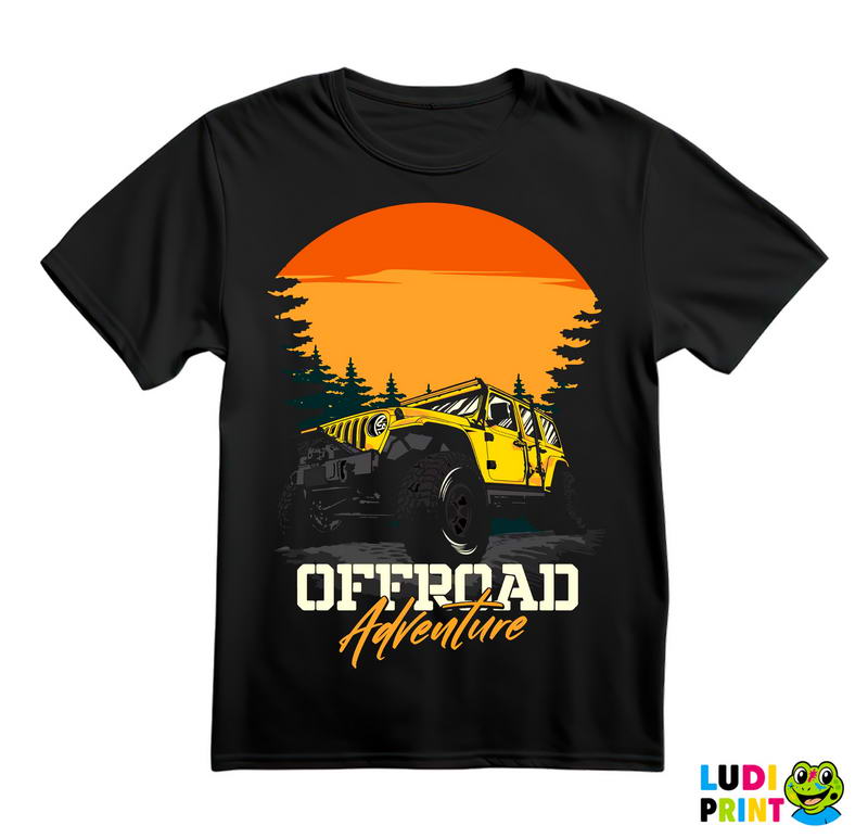 Sunset In The Forest - Quad - Off Road - Majica