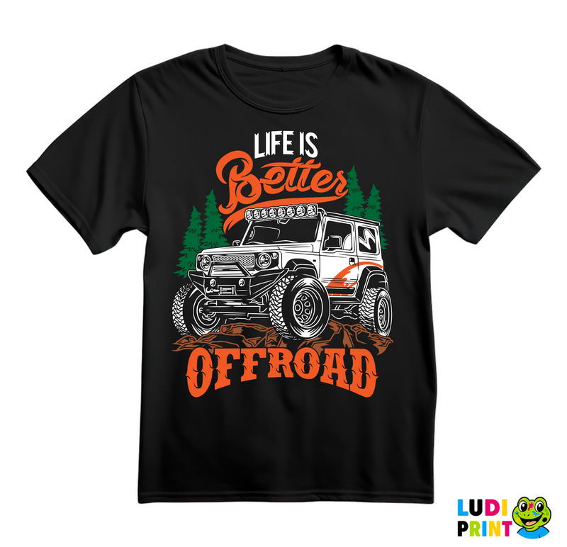 Life Is Better - Colors - Quad - Off Road - Majica