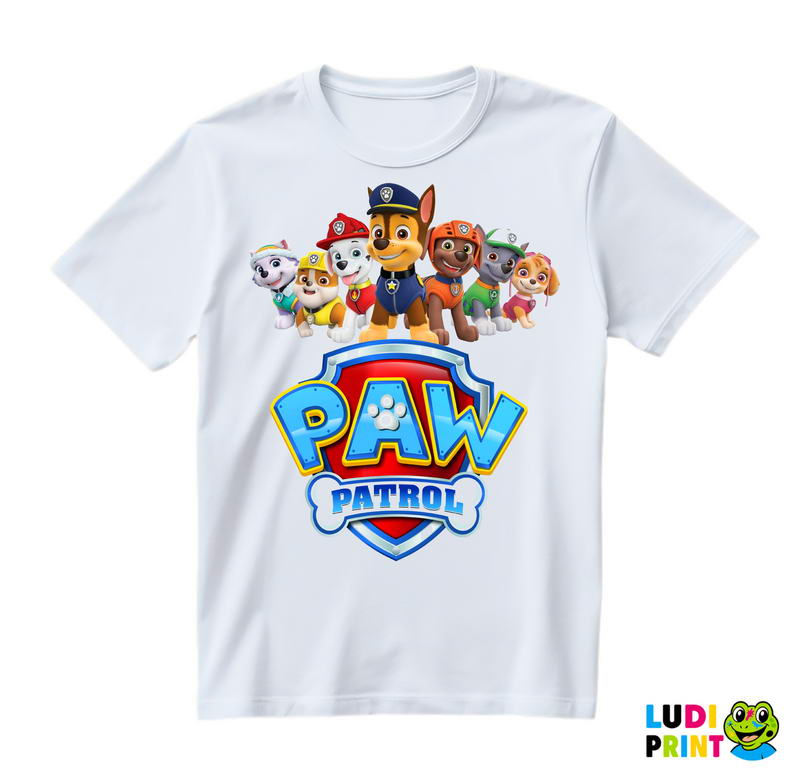 Grupa i Logo - Patrolne Šape - Majica