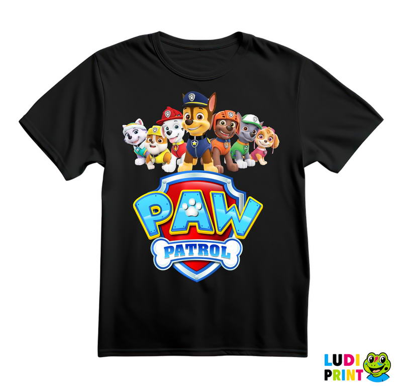 Grupa i Logo - Patrolne Šape - Majica