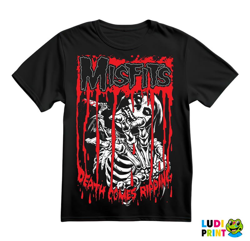 Misfits - Death Comes Ripping - Muzika - Majica