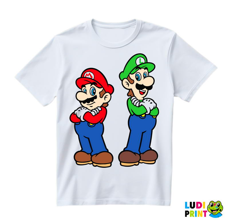 Braća - Luidji - Luiđi - Super Mario - Majica