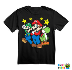 Luidji - Luiđi, Zvezdice I Dinosaurus - Super Mario - Majica