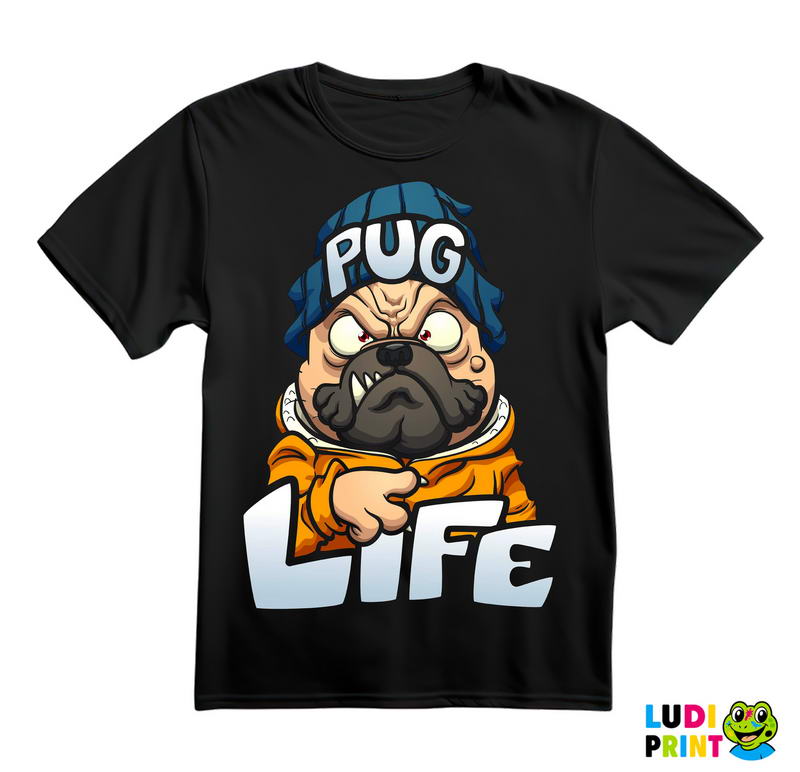Pug Life - Mops - Pas - Dog - Majica