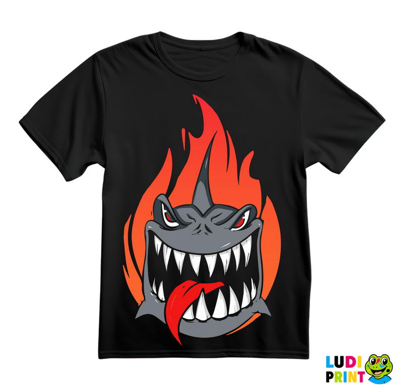 Besna Ajkula - Angry Shark - Životinje - Majica