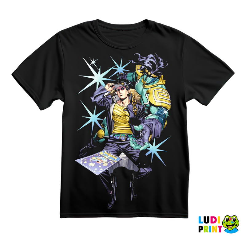 Jotaro Kujoi - Blue Stars - Jojo's Bizarre Adventure - Majica