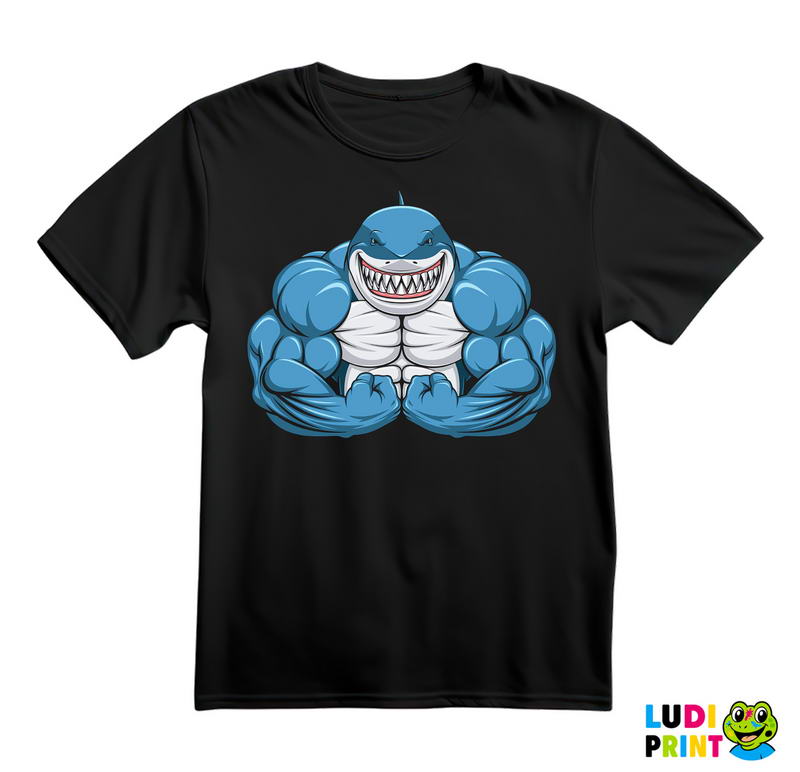 Napucana Ajkula - Strong Shark - Trening - Majica