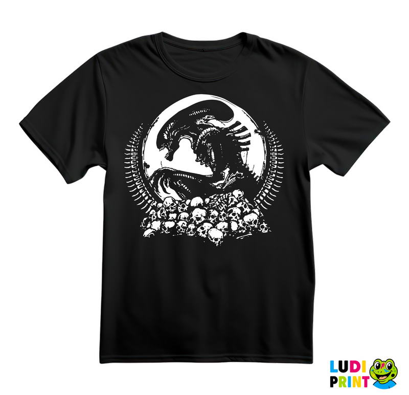 Crushed Skulls - Alien - Majica