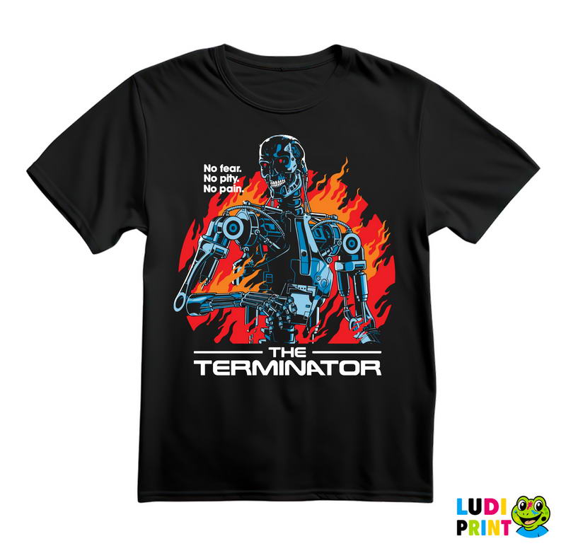 No Fear, No Pity, No Pain - Terminator - Majica