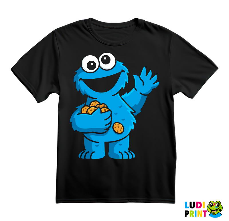 Cookie Monster - Small - Crtani Filmovi - Majica