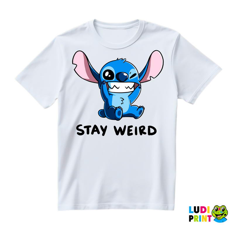 Stič - Stay Weird - Crtani Filmovi - Majica