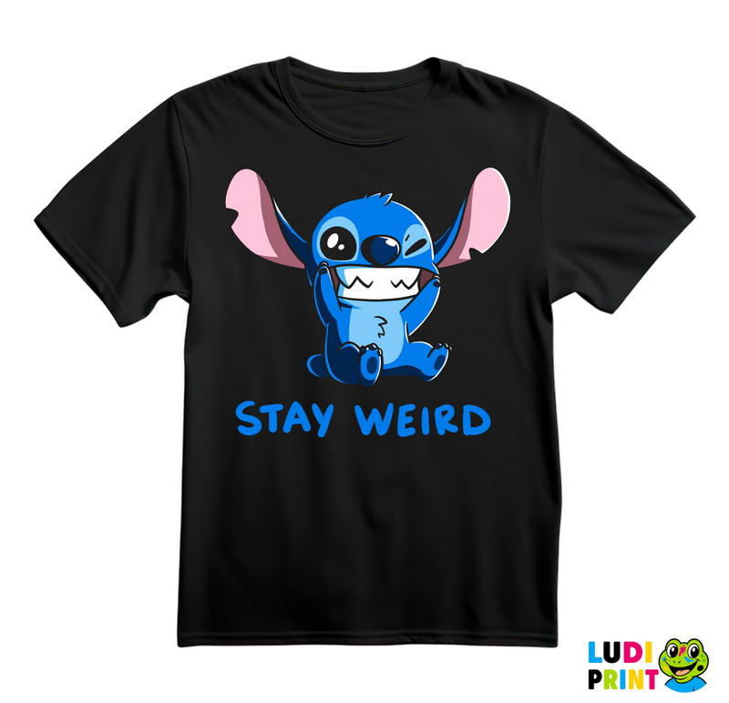 Stič - Stay Weird - Crtani Filmovi - Majica
