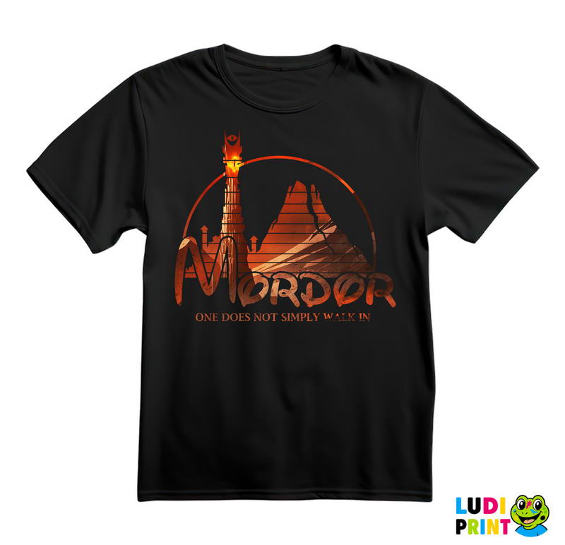 Mordor - One Does Not Simply Walk In - Colors Of - Lord Of The Rings - LOTR - Majica