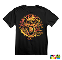 Harley Davidson - Fire Skull - Motori - Majica