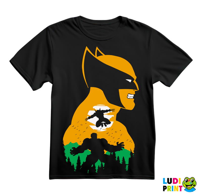 Wolverine And Hulk - Fight - Majica