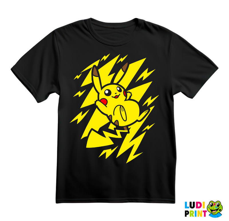 Pikaču Leži - Pokemoni - Majica