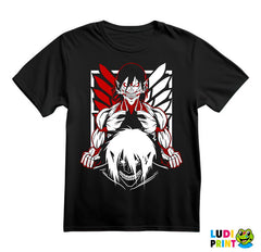 Shadows And Red Lines - Attack On Titan - Majica