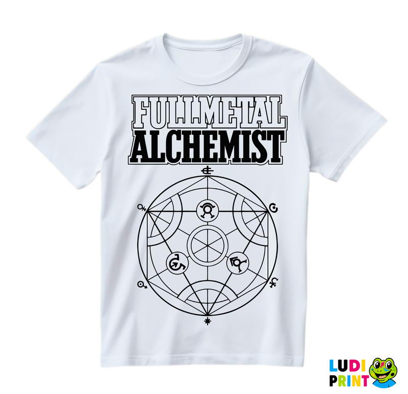 Logo And Transmutation - Fullmetal Alchemist - Anime - Majica