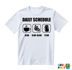 Daily Schedule - Motor And Beer - Pivo I Motor - Majica
